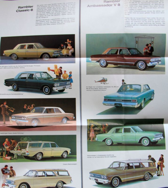 American Motors Rambler Modelprogram 1963 Carbrochure (10344)